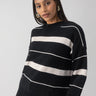 Modern Stripe Tunic Black Almond Stripe - Sanctuary Clothing