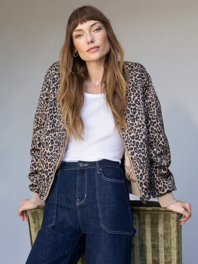 Monroe Sateen Bomber Jacket French Kitty