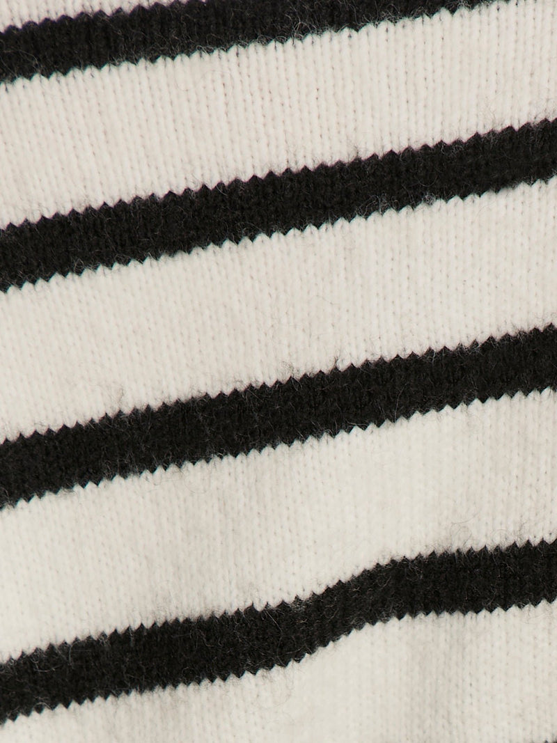 Must-Have Cardi Chalk With Black Stripe alt 5