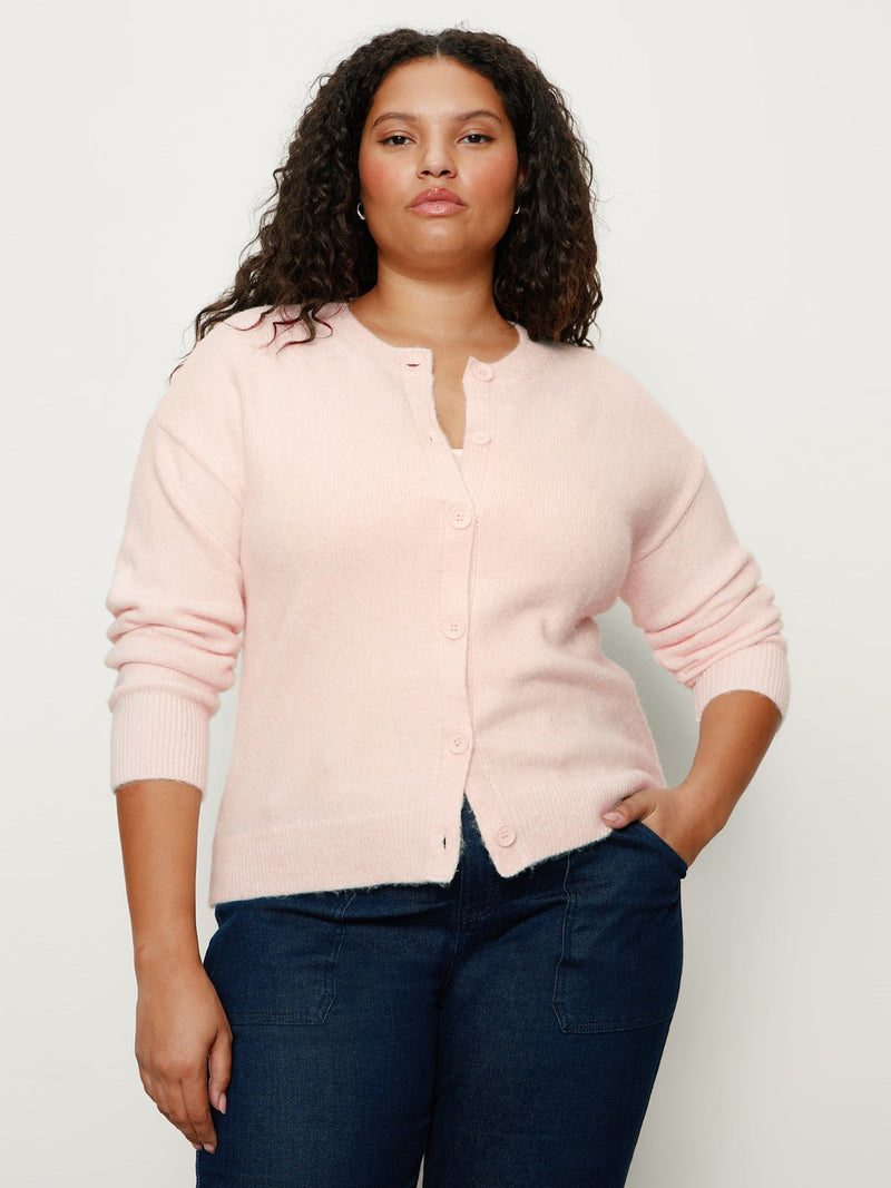 Must-Have Cardi Pink Milk Extended Sizing