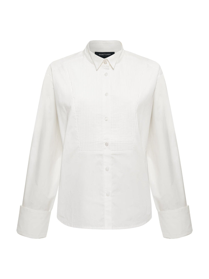 New Era Tuxedo Shirt White Extended Sizing alt 6