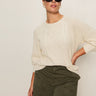 Nomad Cable Popover Chalk Extended Sizing - Sanctuary Clothing