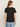 Notch Neck Tee Black - Sanctuary Clothing