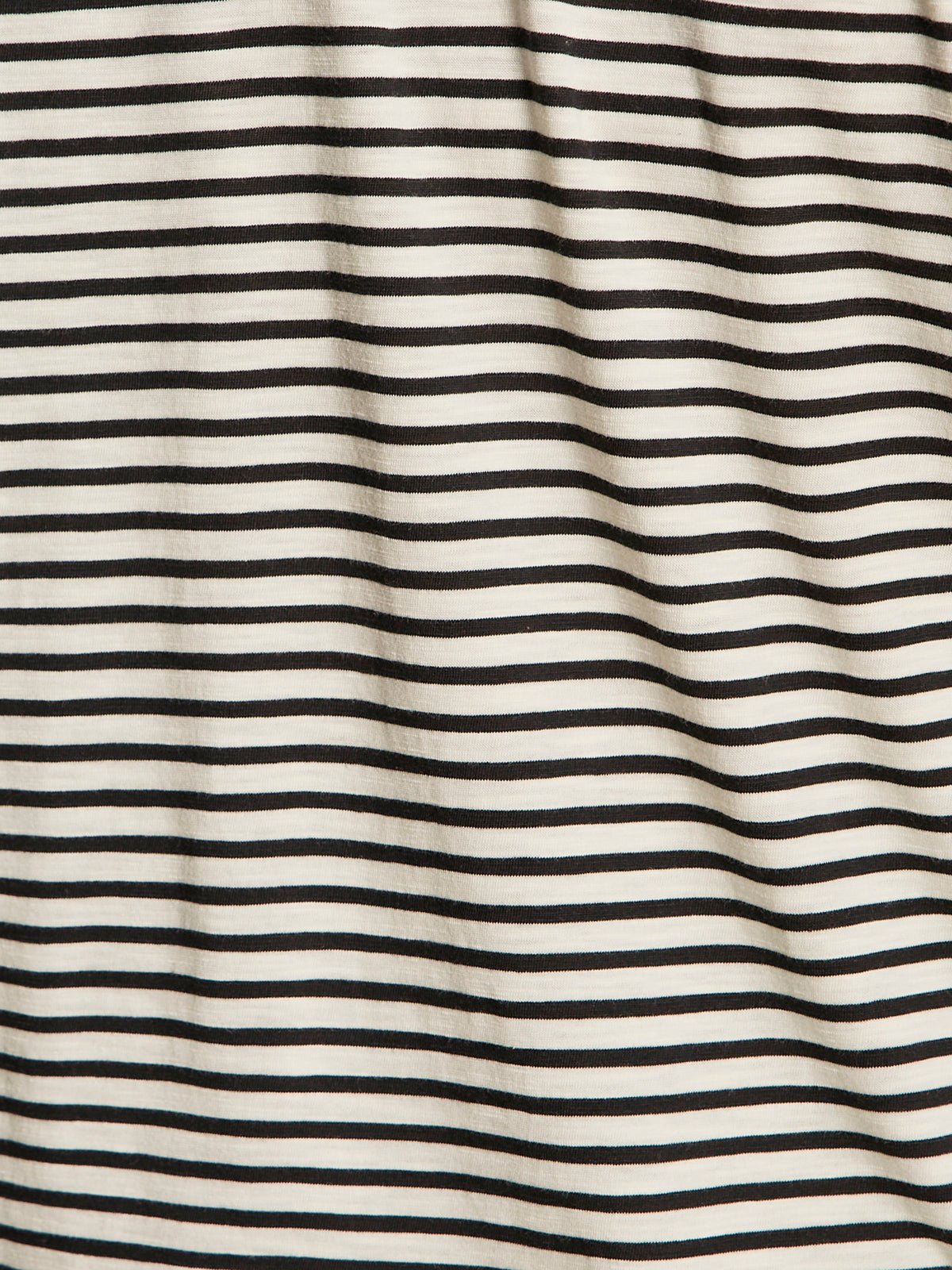 Notch Neck Tee Light Oat/Black Stripe Extended Sizing - Sanctuary Clothing