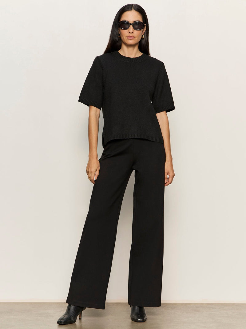 Perfect Sweater Tee Black alt 4