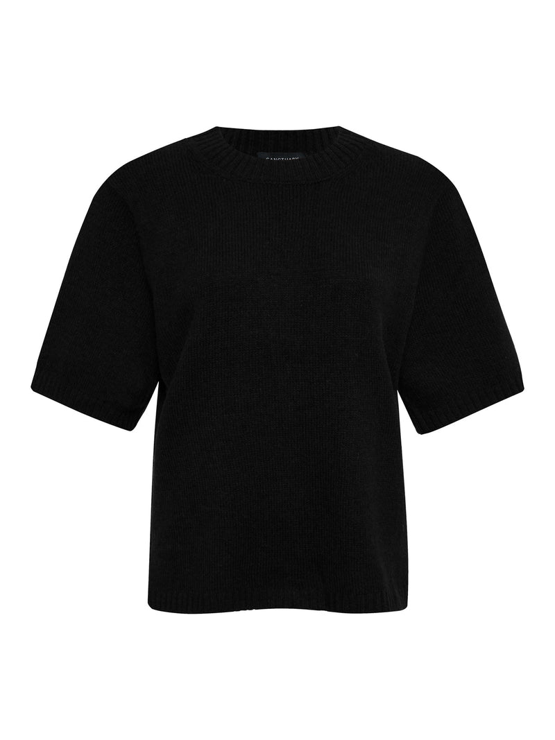 Perfect Sweater Tee Black alt 5