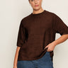 Perfect Sweater Tee Chicory Extended Sizing - Sanctuary Clothing