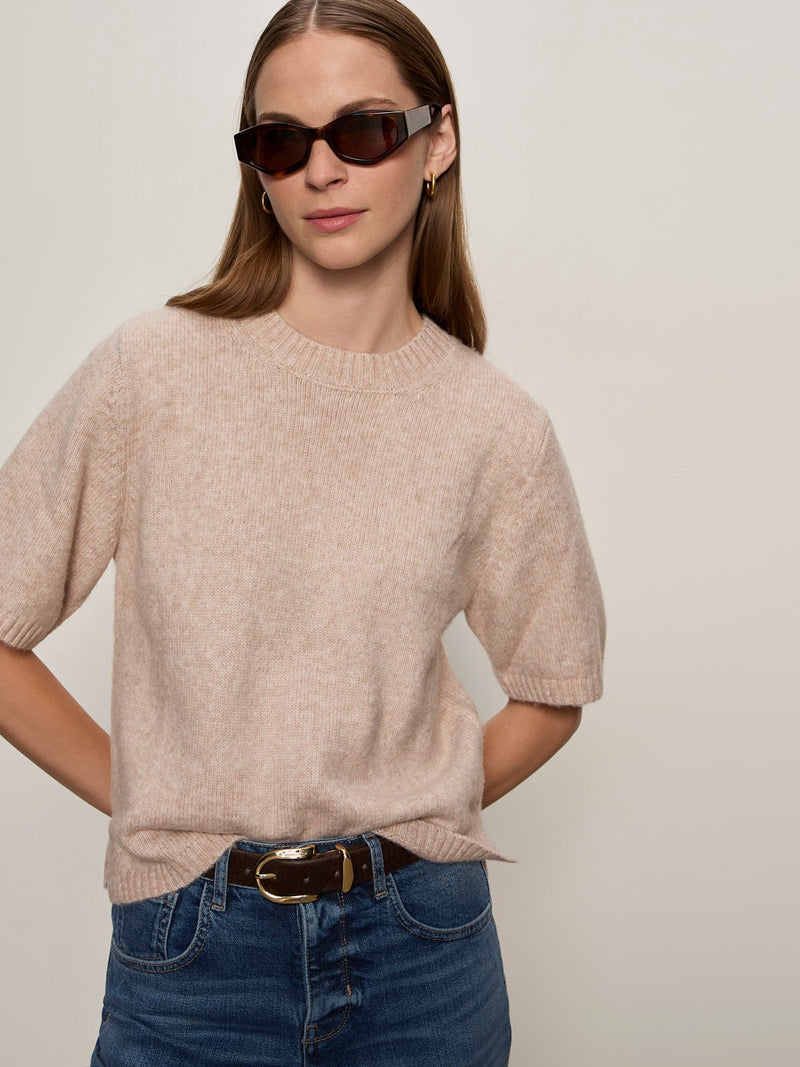 Perfect Sweater Tee Fawn