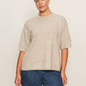 Perfect Sweater Tee Heather Pearl Extended Sizing - Sanctuary Clothing