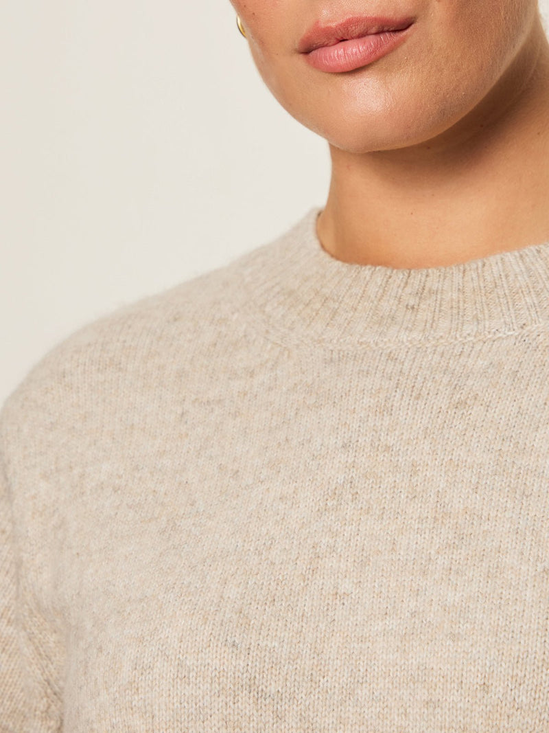 Perfect Sweater Tee Heather Pearl Extended Sizing alt 3