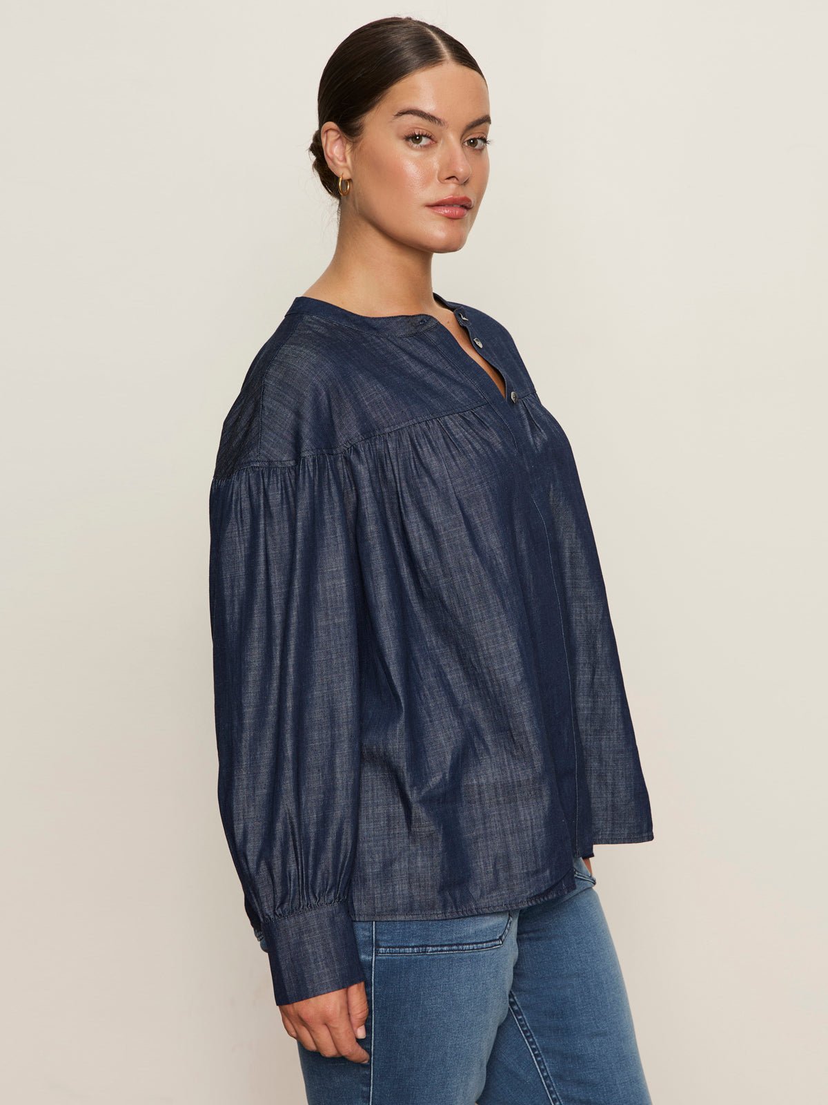 Personal Best Blouse Moonshadow Extended Sizing - Sanctuary Clothing