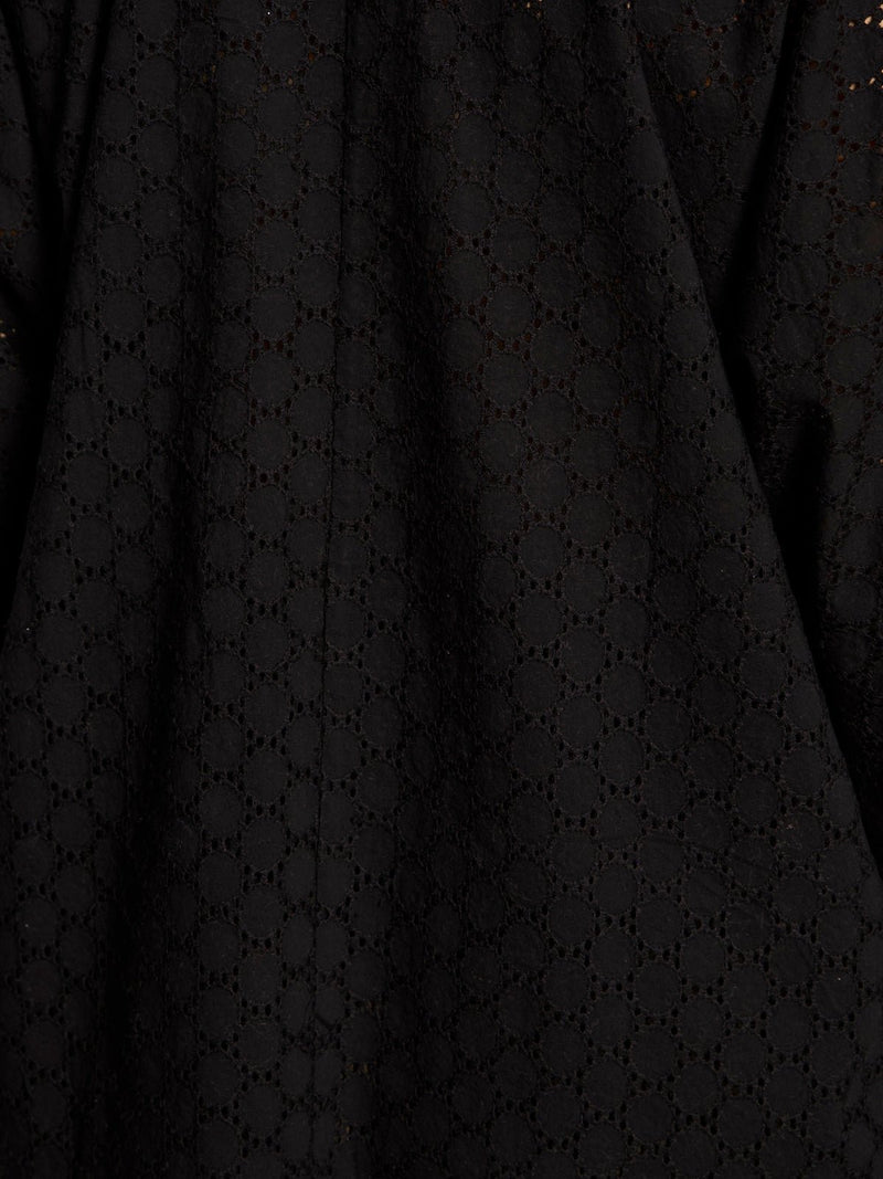 Petal Drop Blouse Black Extended Sizing alt 5