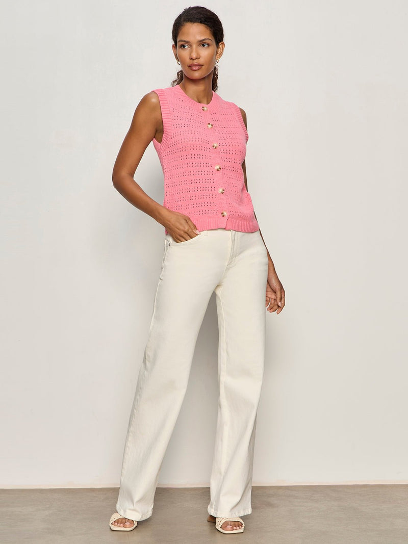 Pointelle Shell Bloom Pink alt 5