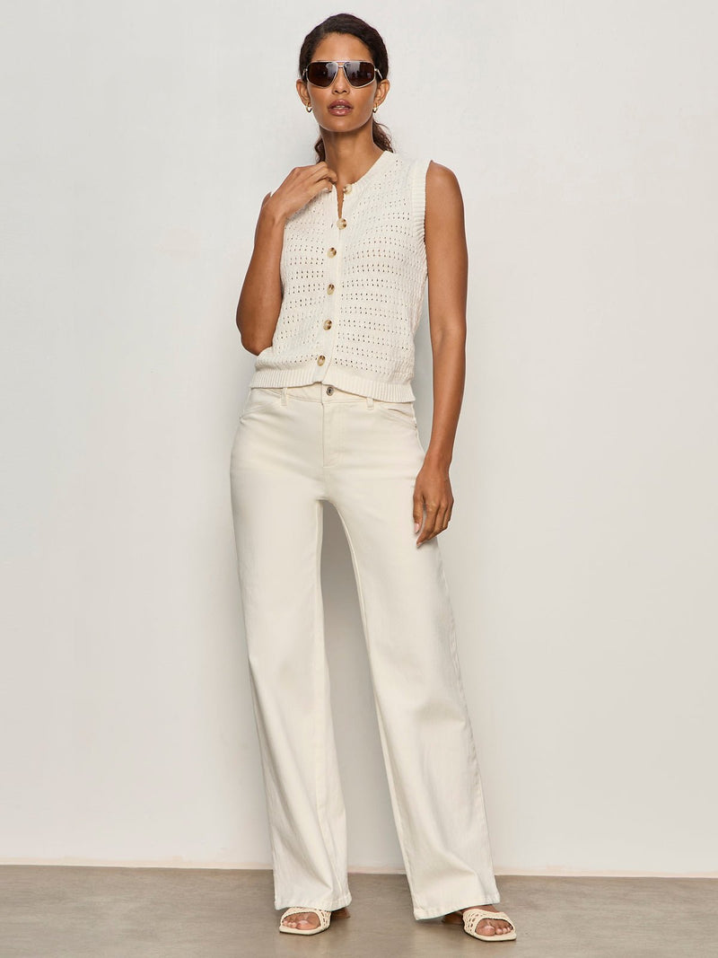 Pointelle Shell Vintage Ivory alt 4