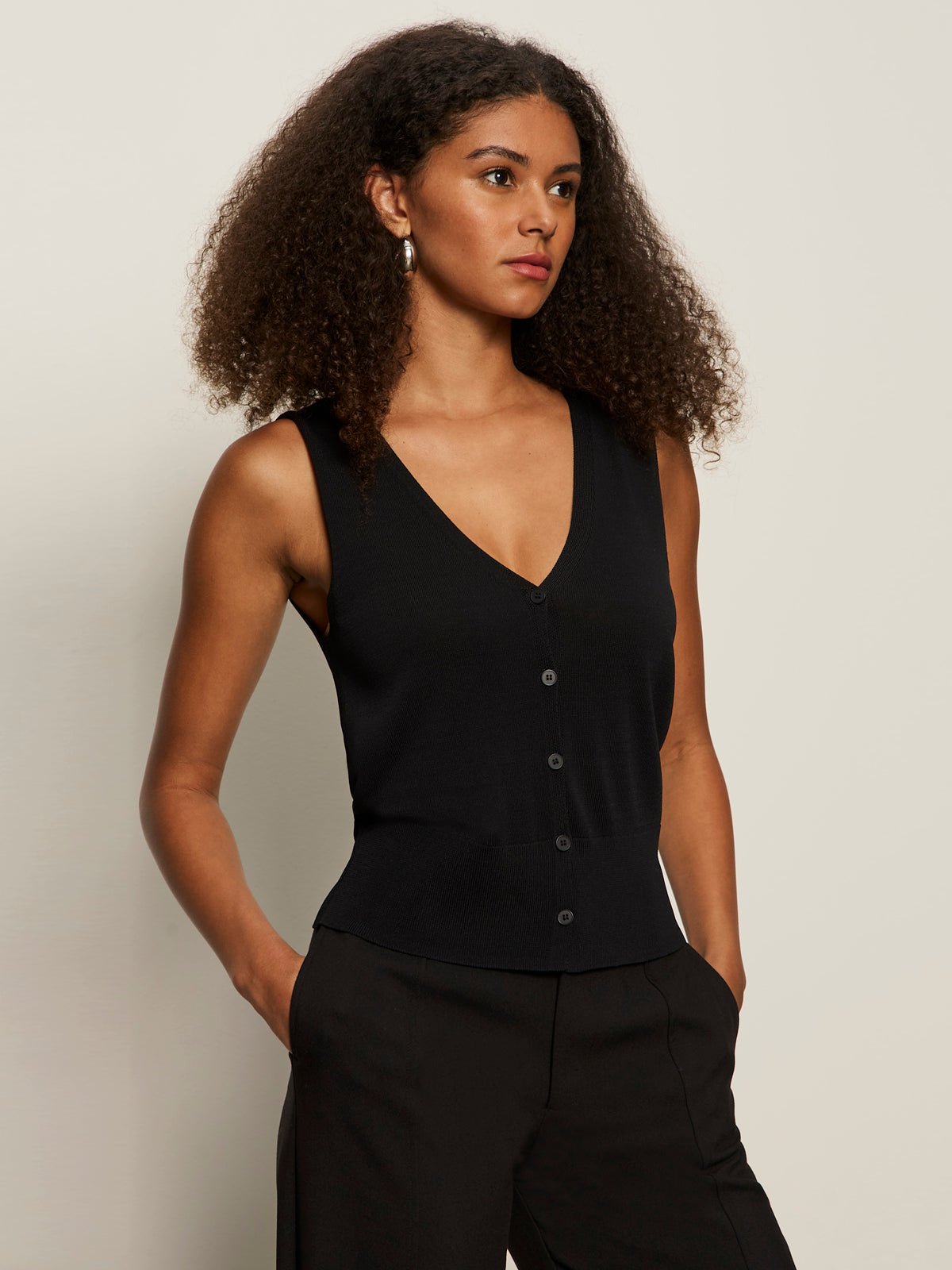 Polished Barrel Pant Black - Sanctuary Clothing