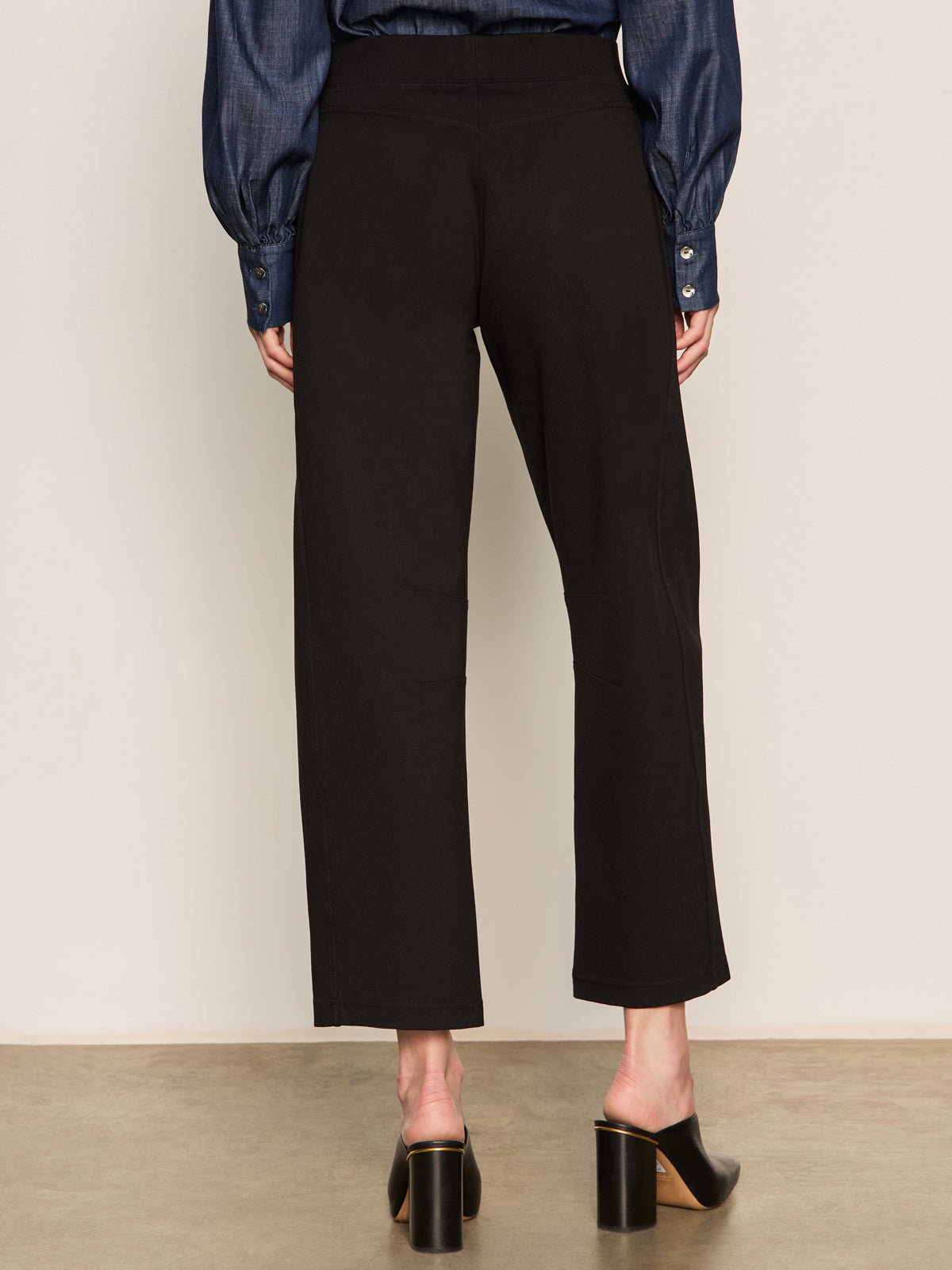 Ponte Barrel Trouser Black - Sanctuary Clothing