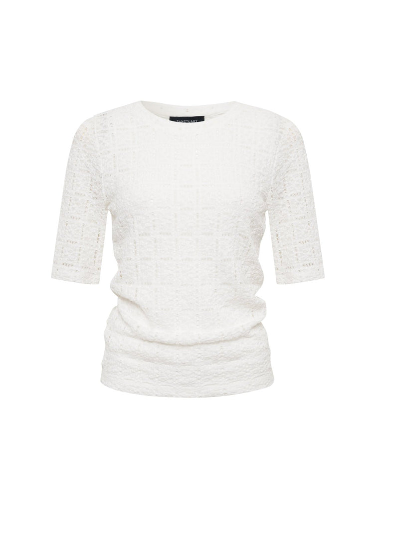 Pucker Half Tee Chalk alt 6