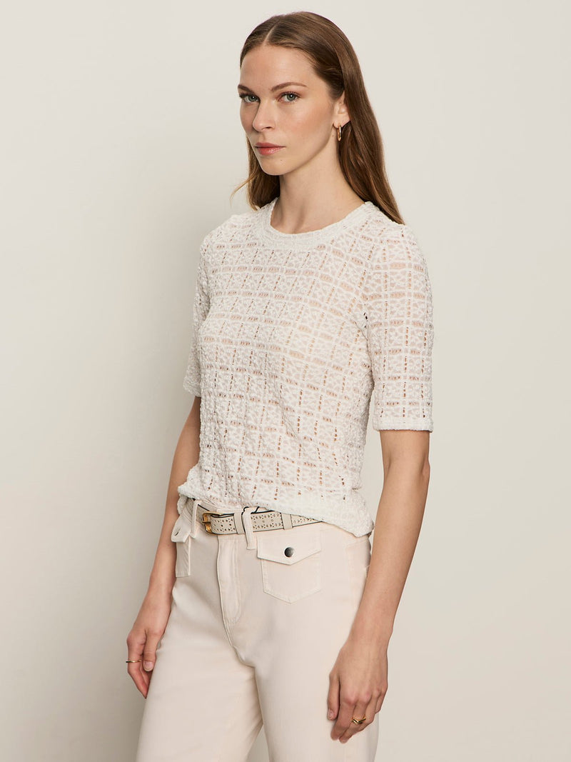 Pucker Half Tee Chalk alt 3