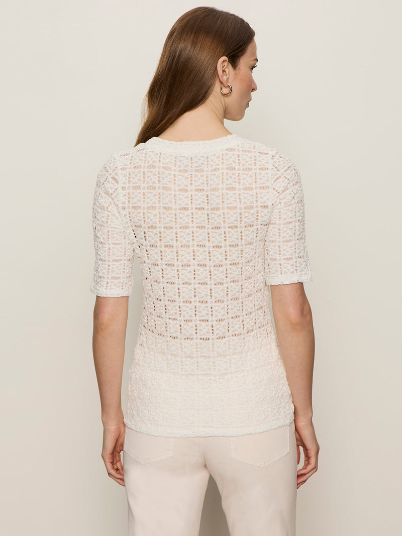 Pucker Half Tee Chalk alt 2