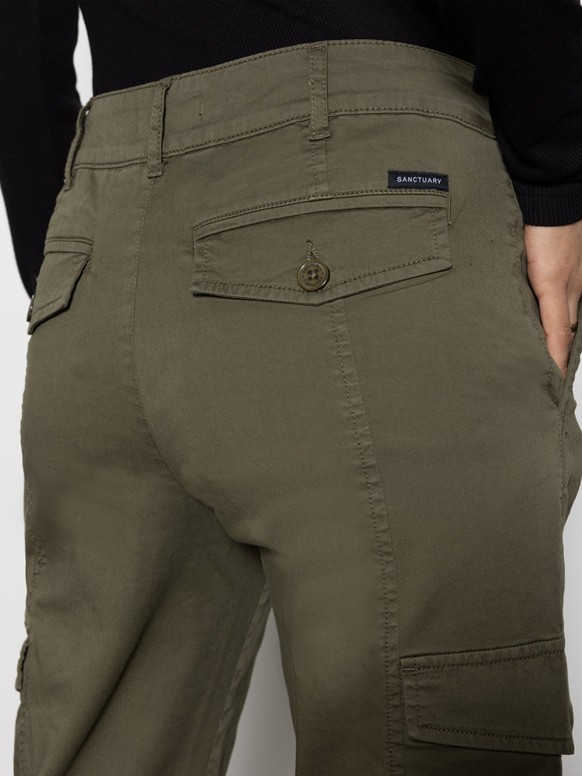 Rebel Standard Rise Pant Hiker Green - Sanctuary Clothing