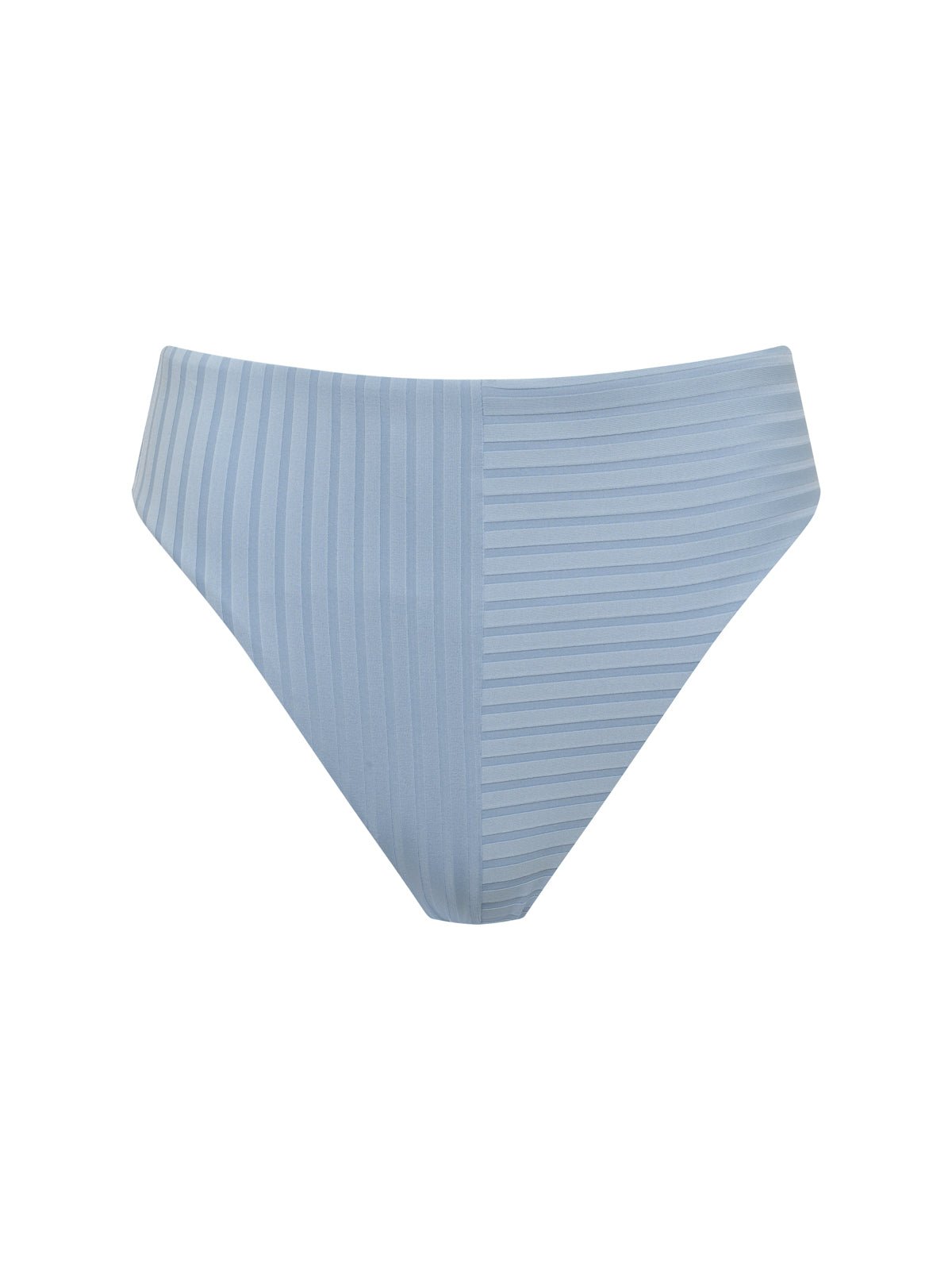 Refresh Rib High Rise Bikini Bottom Blue Chateau - Sanctuary Clothing
