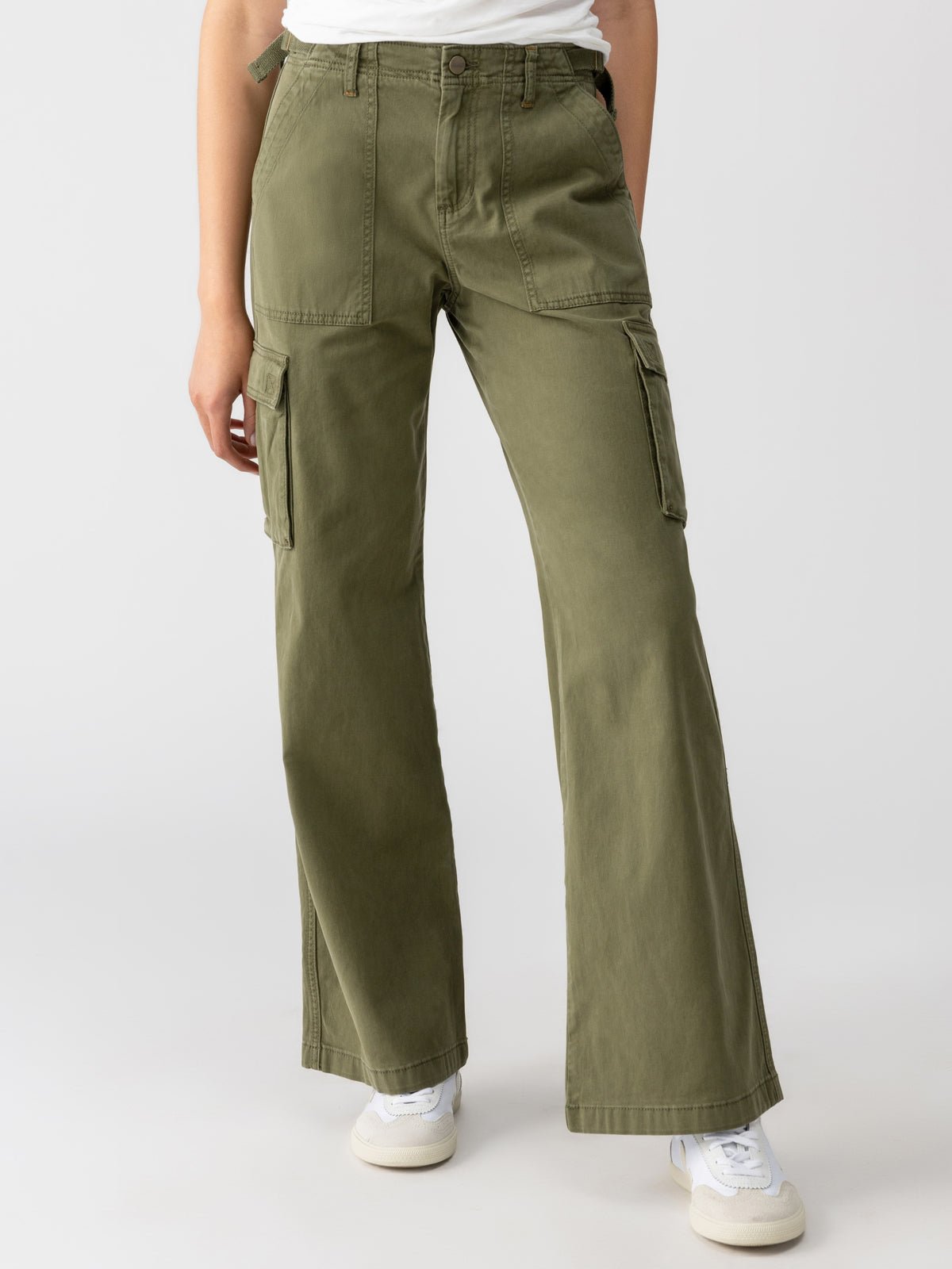 Reissue Cargo Standard Rise Pant Mossy Green - Sanctuary Clothing