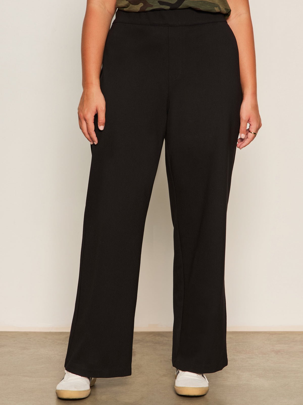 Runway Ponte Trouser Black Extended Sizing - Sanctuary Clothing
