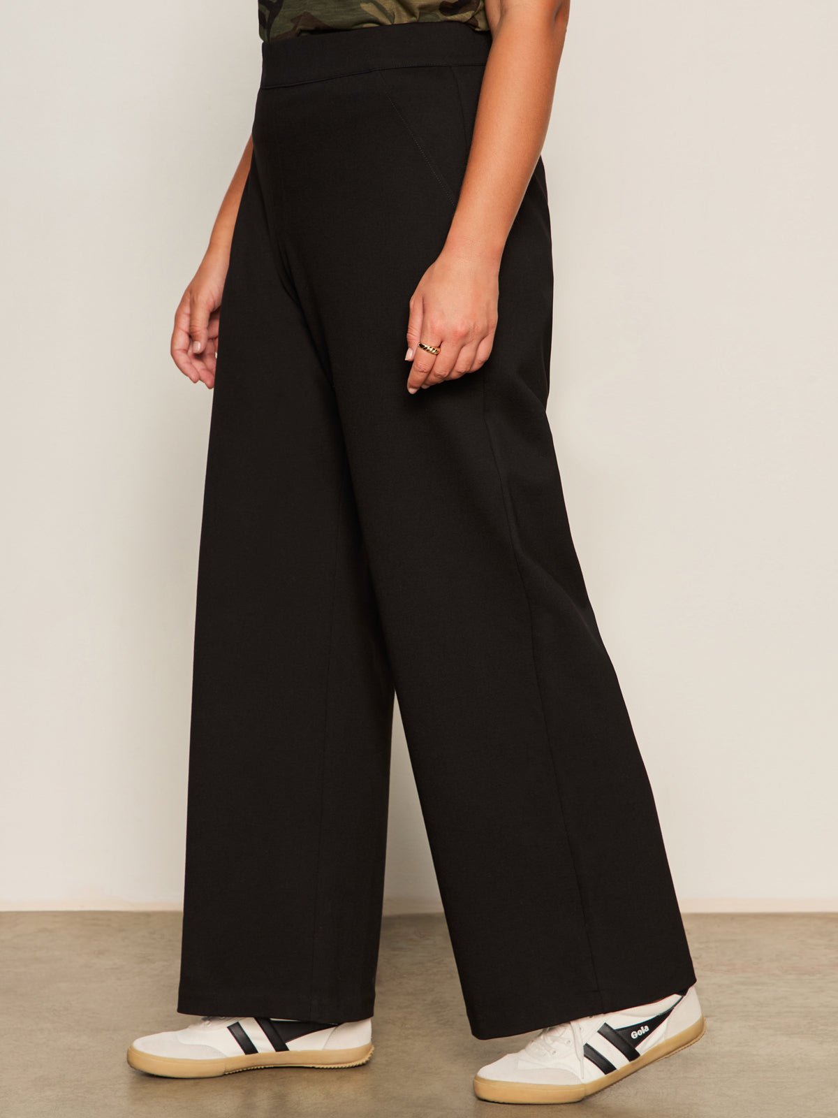 Runway Ponte Trouser Black Extended Sizing - Sanctuary Clothing