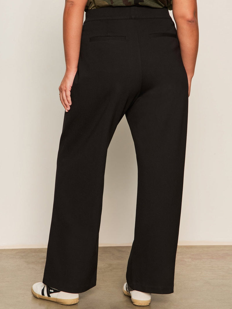 Runway Ponte Trouser Black Extended Sizing alt 2
