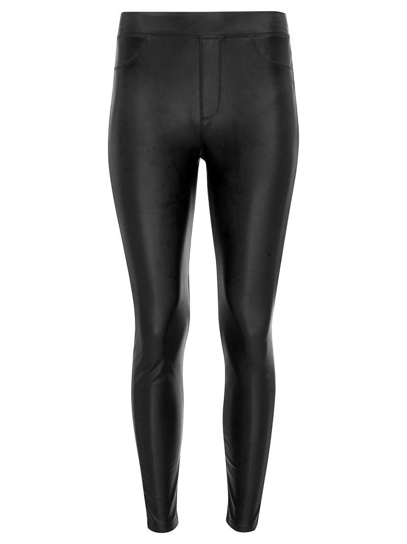 Runway Semi High Rise Legging Slick Black alt 4