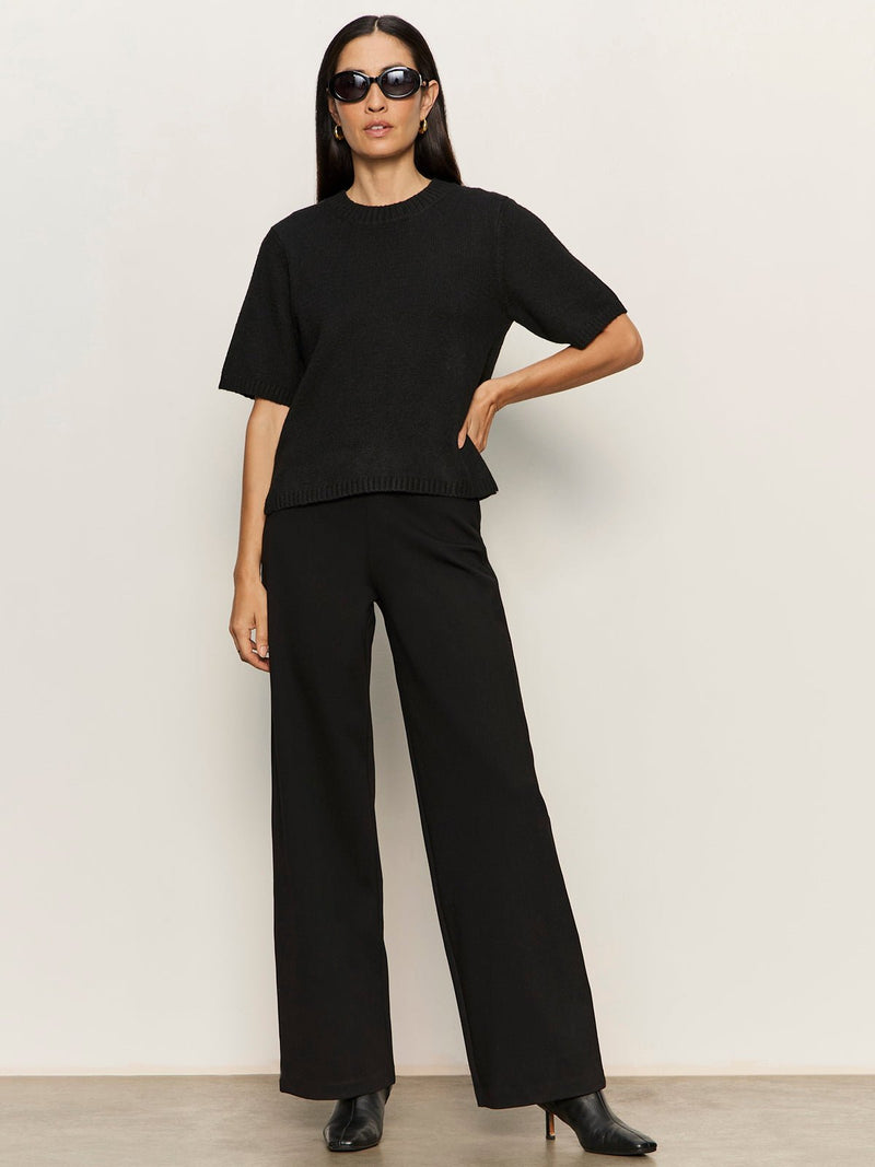 Runway Wide Leg Legging Black alt 1