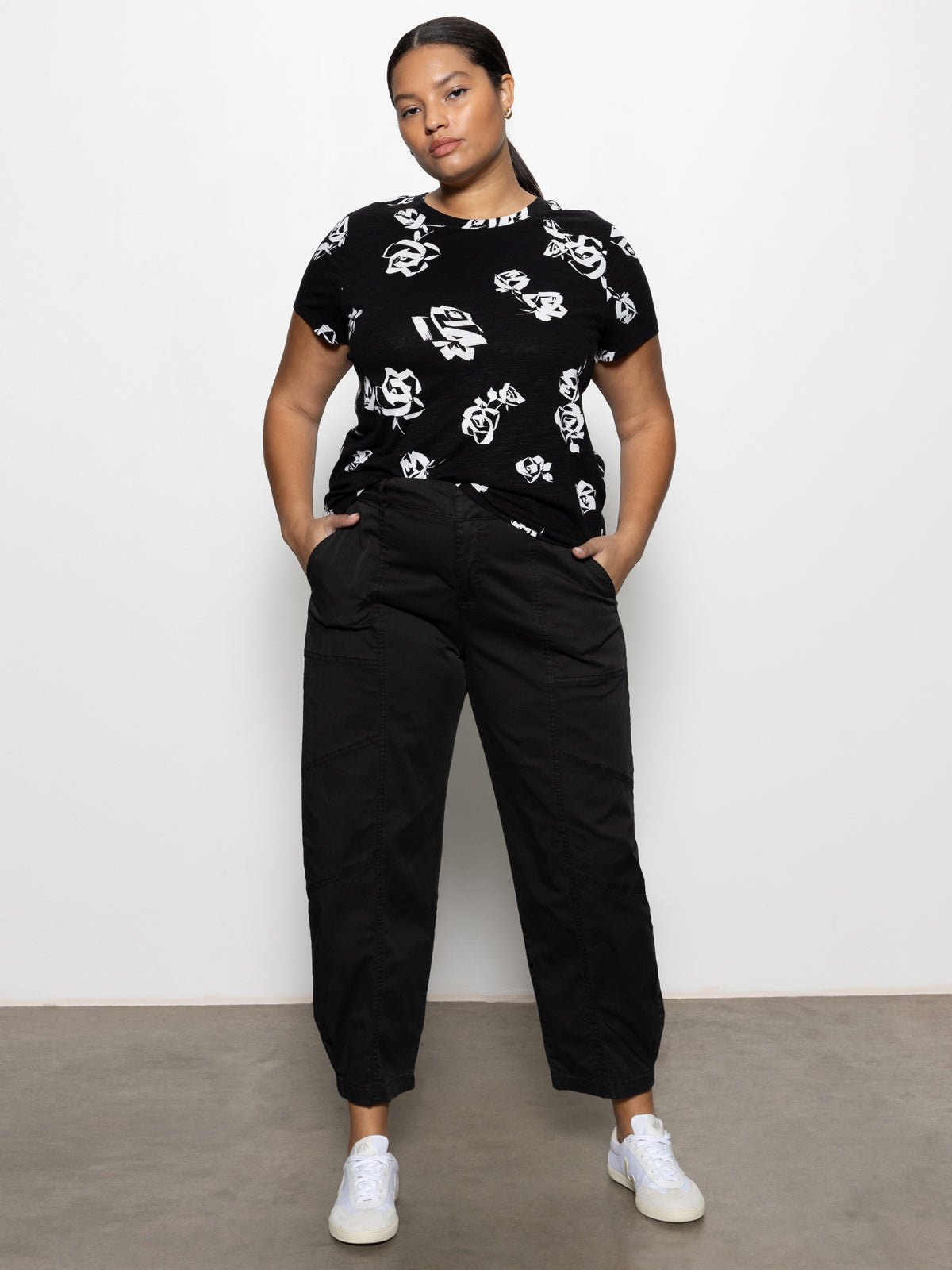 Sahara Tapered Standard Rise Pant Black Extended Sizing - Sanctuary Clothing