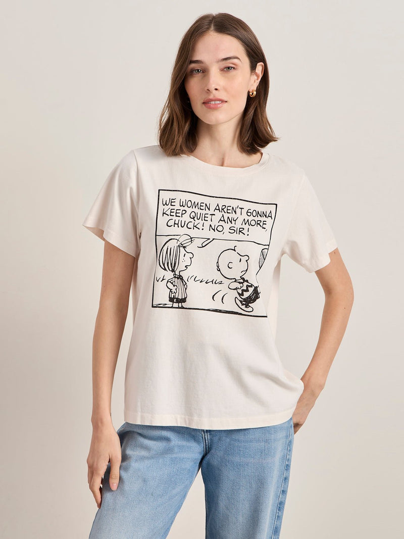 Sanctuary x PEANUTS 75th Anniversary Aren't Gonna Keep Quiet Tee alt 4