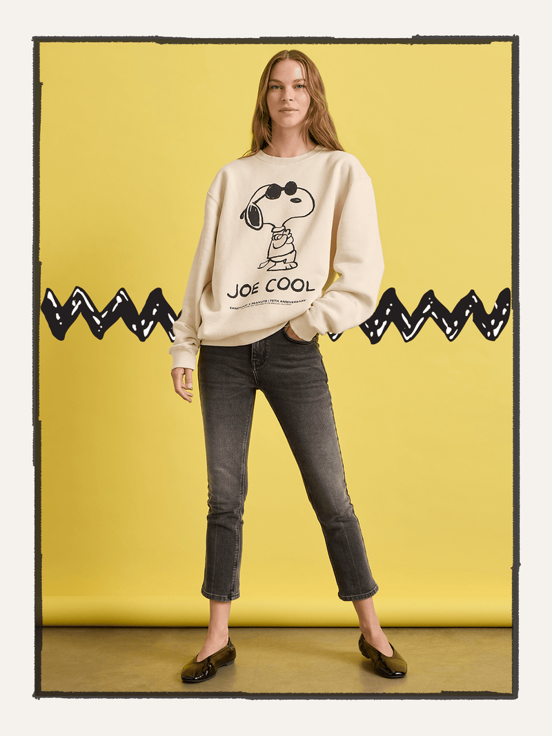 Sanctuary x PEANUTS 75th Anniversary Joe Cool Sweatshirt Collagen
