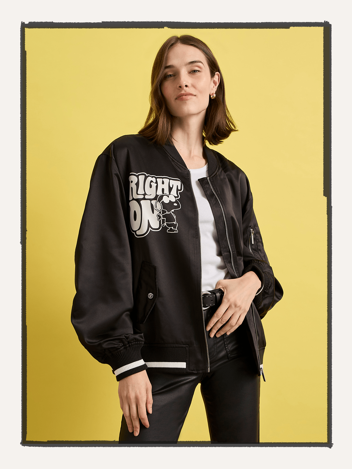 Sanctuary x PEANUTS 75th Anniversary Right On Jacket - Sanctuary Clothing