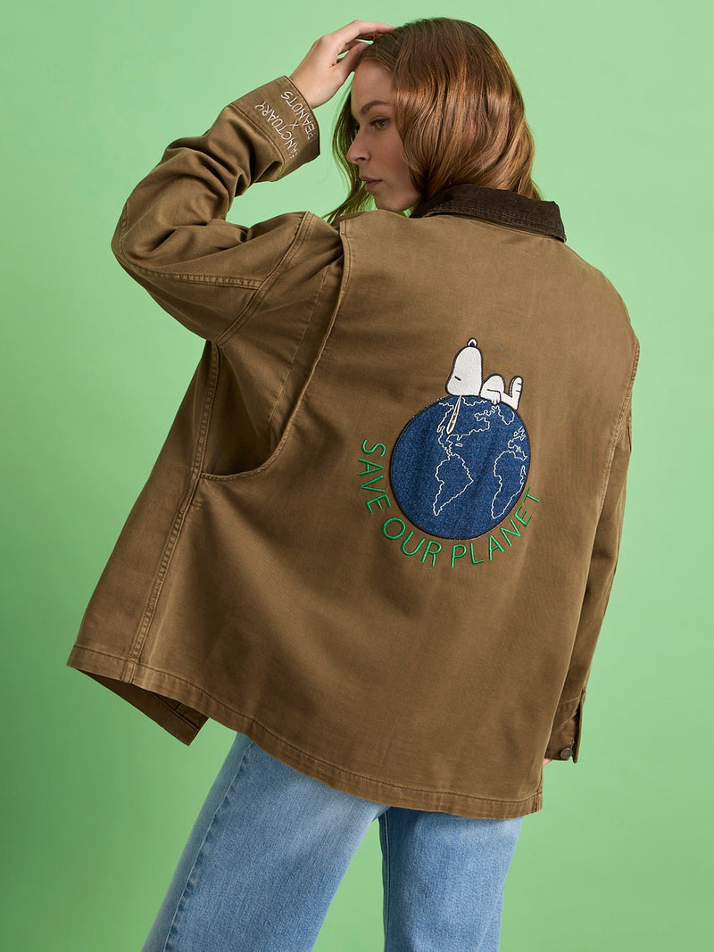 Sanctuary x PEANUTS 75th Anniversary Save Our Planet Jacket alt 1