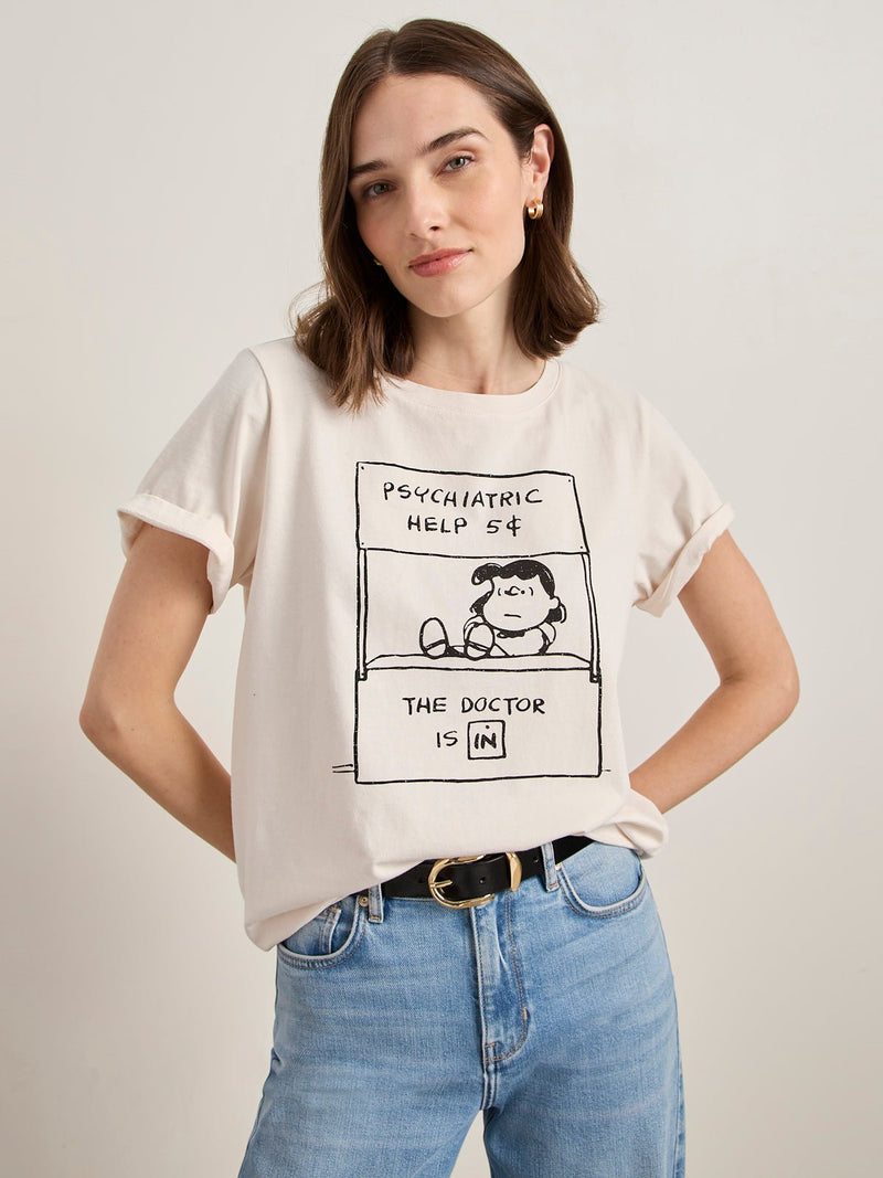Sanctuary x PEANUTS 75th Anniversary The Doctor Is In Tee alt 5