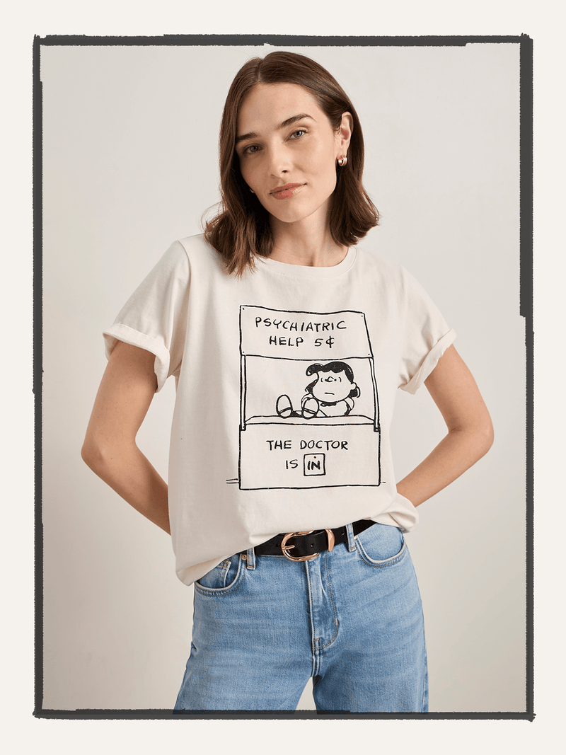 Sanctuary x PEANUTS 75th Anniversary The Doctor Is In Tee