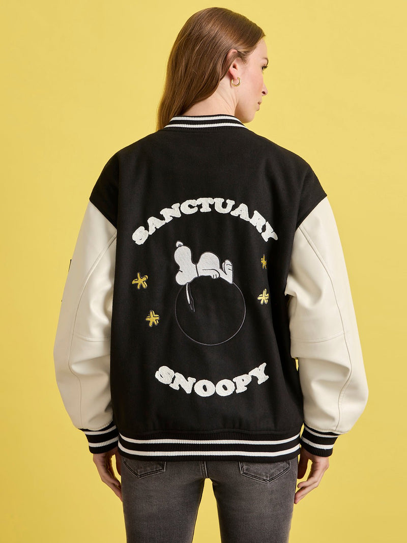 Sanctuary x PEANUTS 75th Anniversary Varsity Jacket alt 2