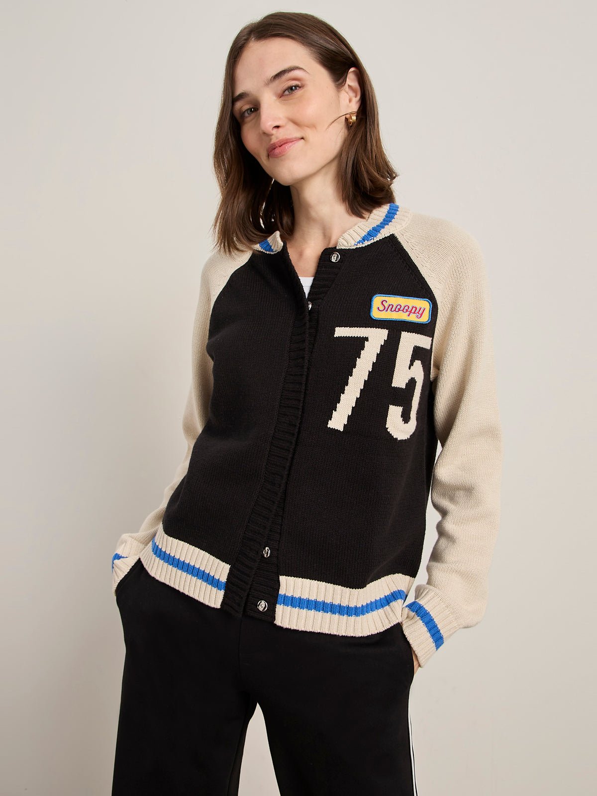 Sanctuary x PEANUTS 75th Anniversary Varsity Sweater - Sanctuary Clothing