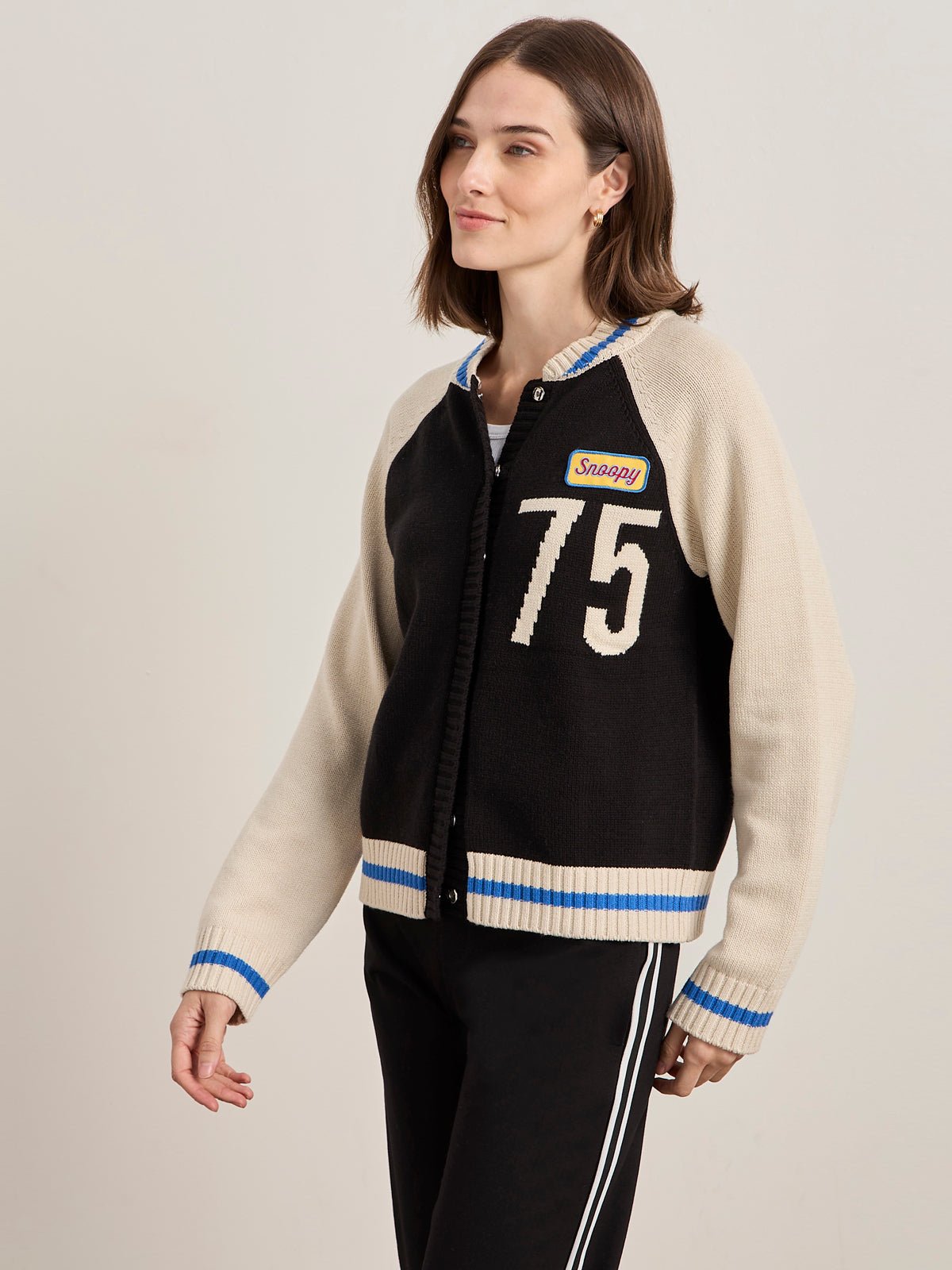 Sanctuary x PEANUTS 75th Anniversary Varsity Sweater - Sanctuary Clothing