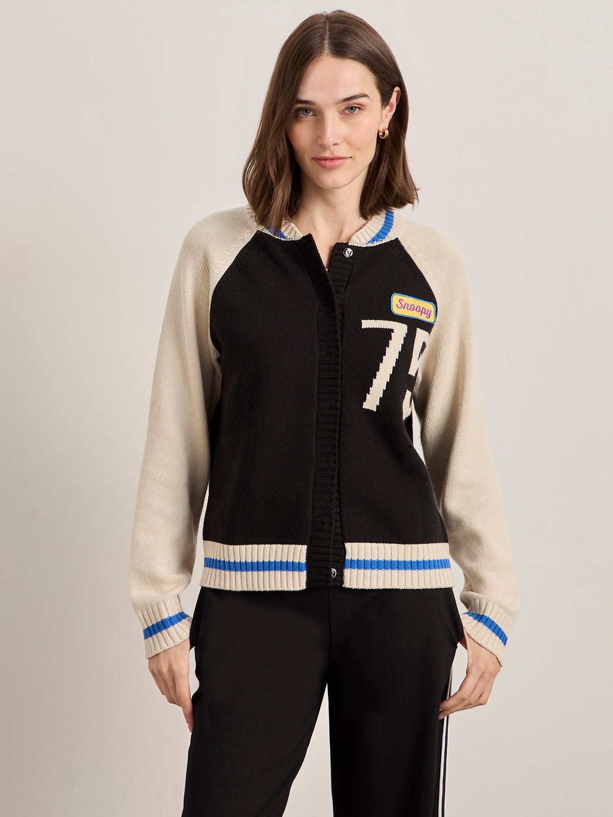 Sanctuary x PEANUTS 75th Anniversary Varsity Sweater - Sanctuary Clothing