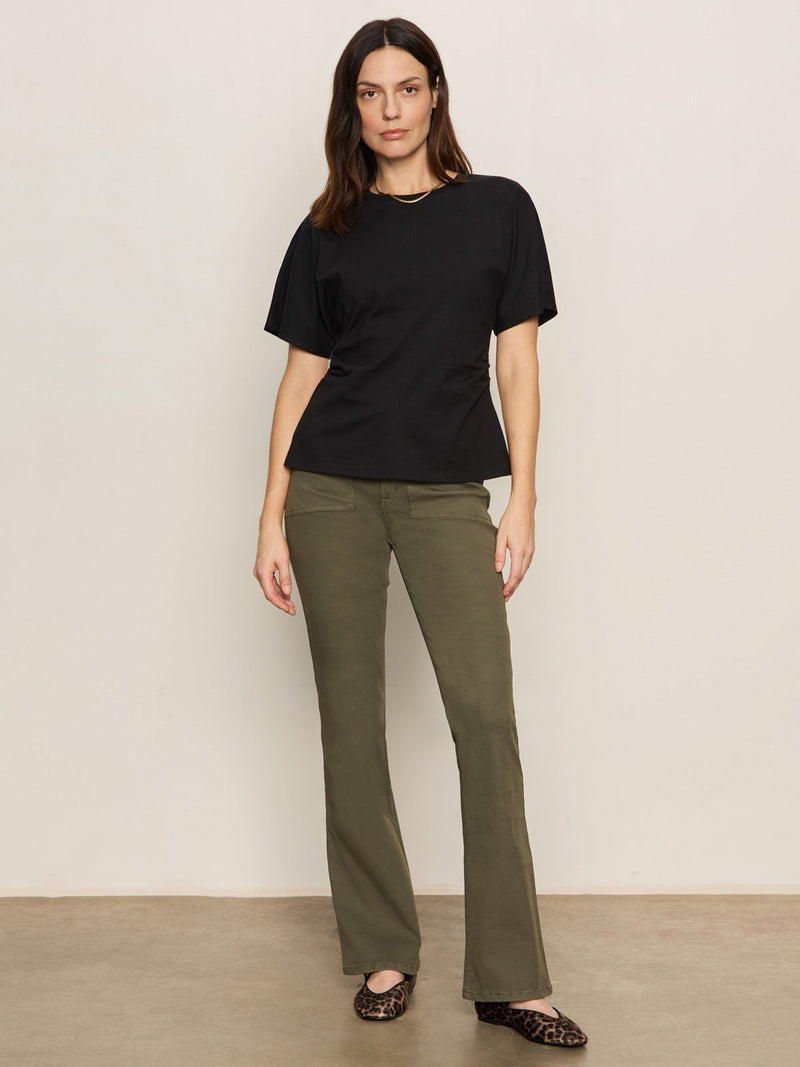 Sculpted Brook Bootcut Pant Kalamata alt 4