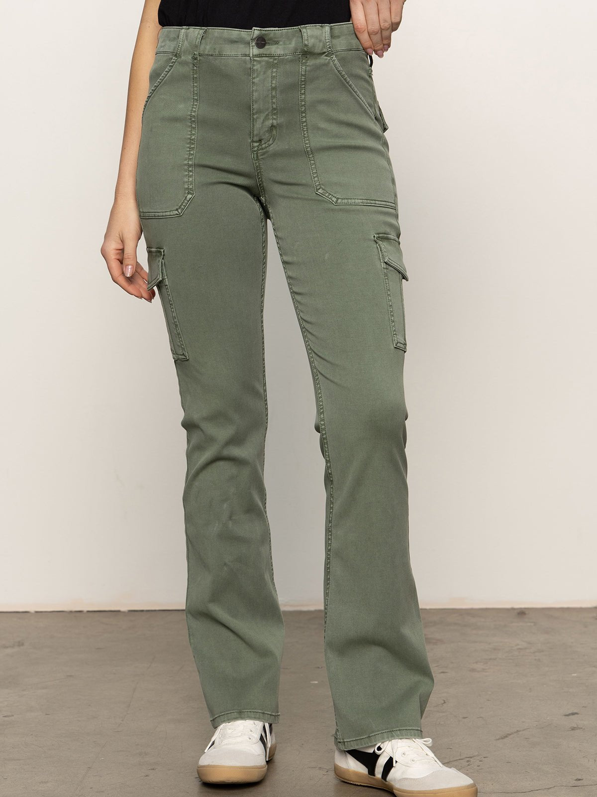 Sculpted Hayden Bootcut Pant Dark Spruce - Sanctuary Clothing