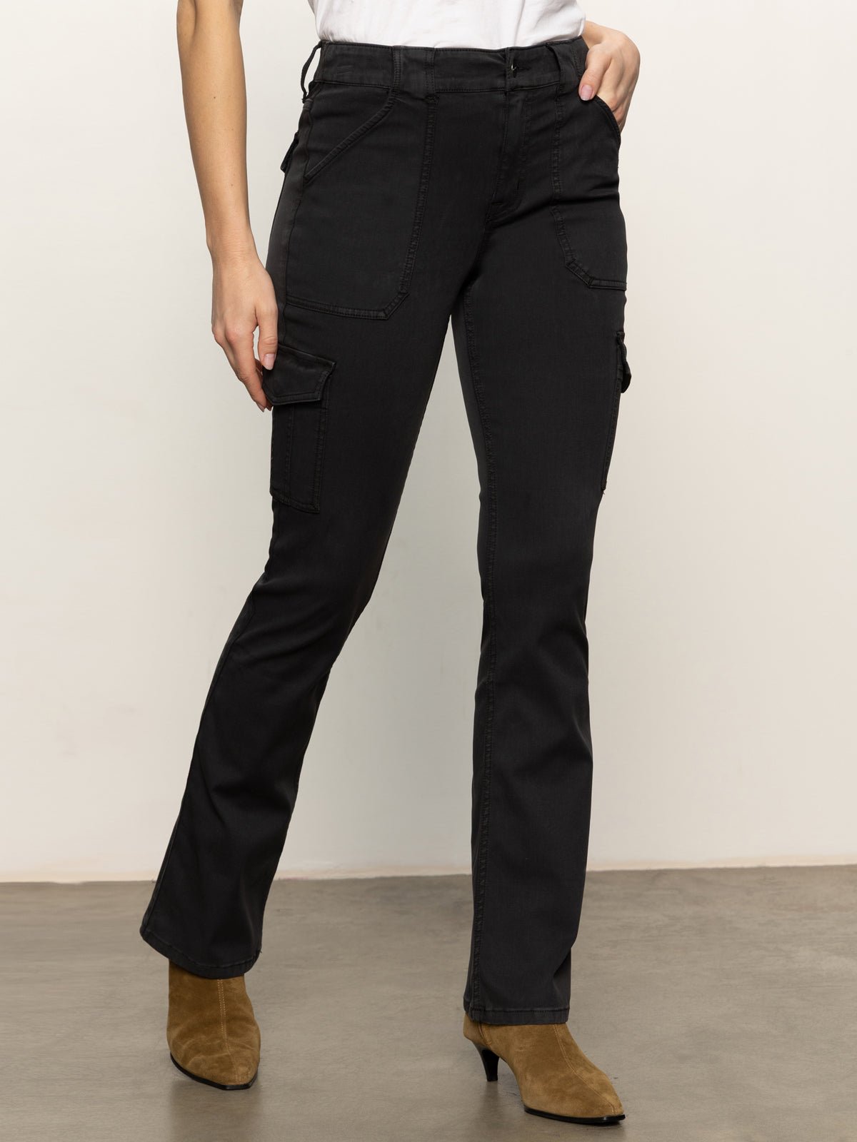 Women's Sculpted Hayden Bootcut Standard Rise Pant Black, Size 24