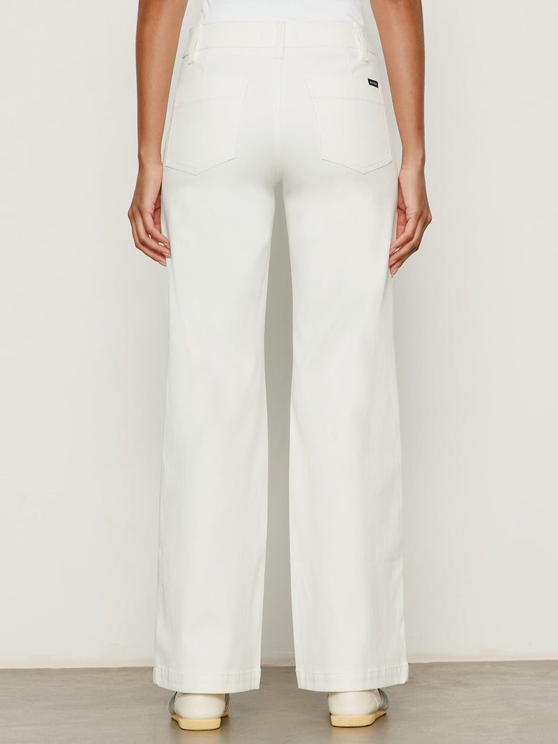 Sculpted Insider Wide Leg Jean Chalk alt 2