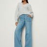 Sculpted Insider Wide Leg Jean Keep Up - Sanctuary Clothing