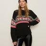 Send It Sweater Black Multi - Sanctuary Clothing