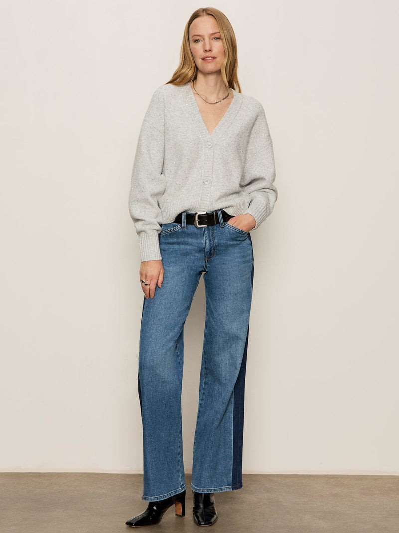 Shimmer Cardi Heather Grey Sparkle alt 4