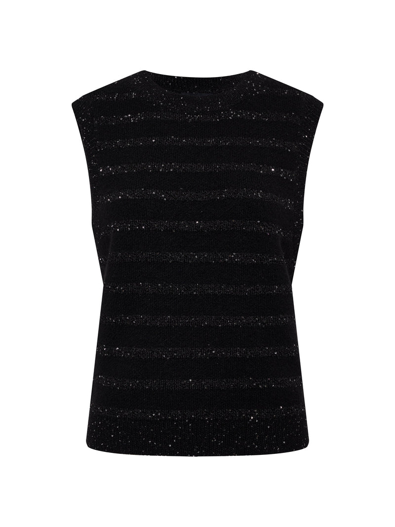 Shine Sweater Shell Black With Black Shine alt 6